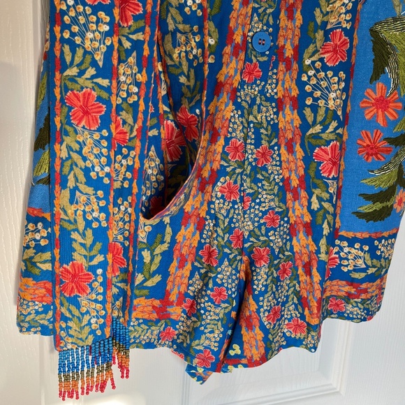 FARM Rio Romper Garden Blue Size Small NEW NEVER WORN - Picture 4 of 5